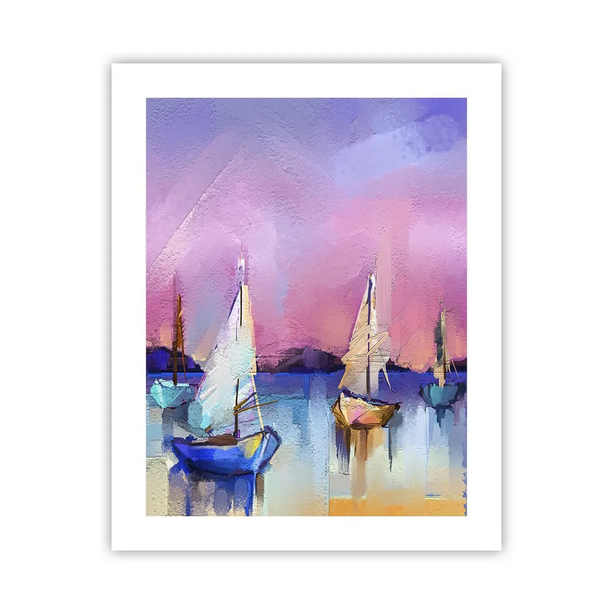Affiche - Poster - Direction: les eaux larges - 40x50 cm