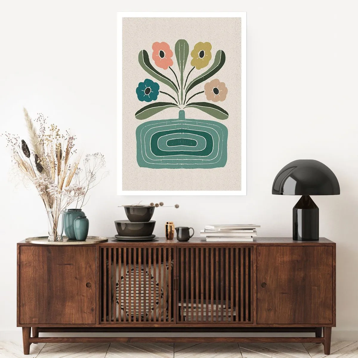 Affiche - Poster - Bouquet symétrique - 40x50 cm