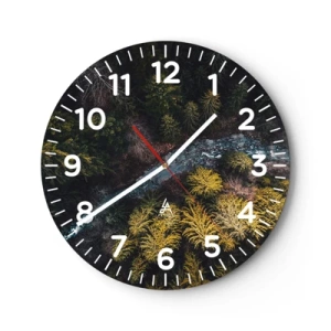 Horloge murale - Pendule murale - De plus en plus vite - 30x30 cm