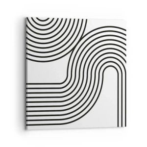 Impression sur toile - Image sur toile - En plein virage - 70x70 cm