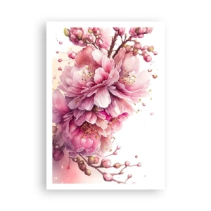 Affiche - Poster - Fleur florissante de cerisier - 70x100 cm