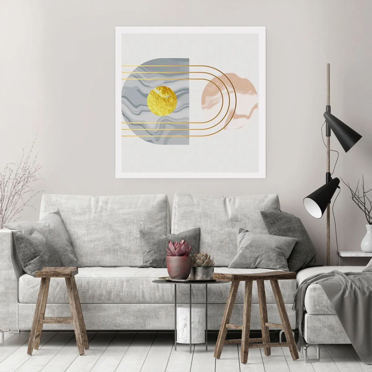 Affiche - Poster - Clareté et brillance - 40x40 cm