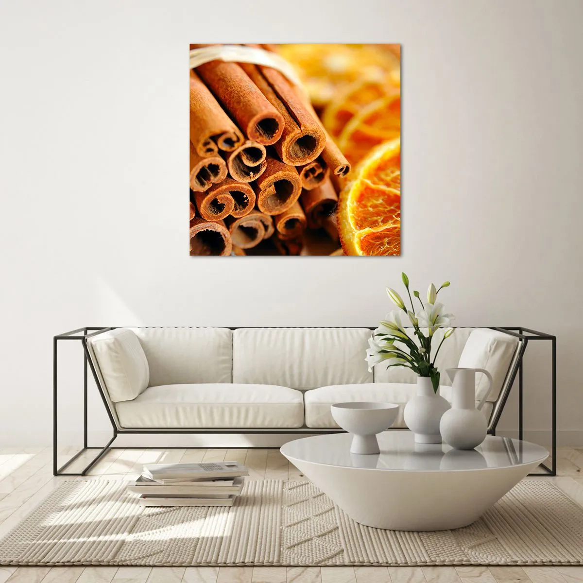 Impression sur verre - Image sur verre - Sentez-vous leurs odeurs? - 50x50 cm