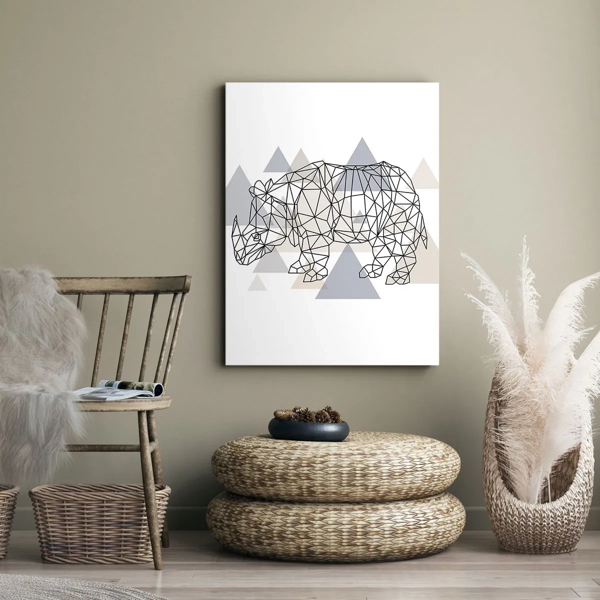 Impression sur toile - Image sur toile - Structure de force - 65x120 cm