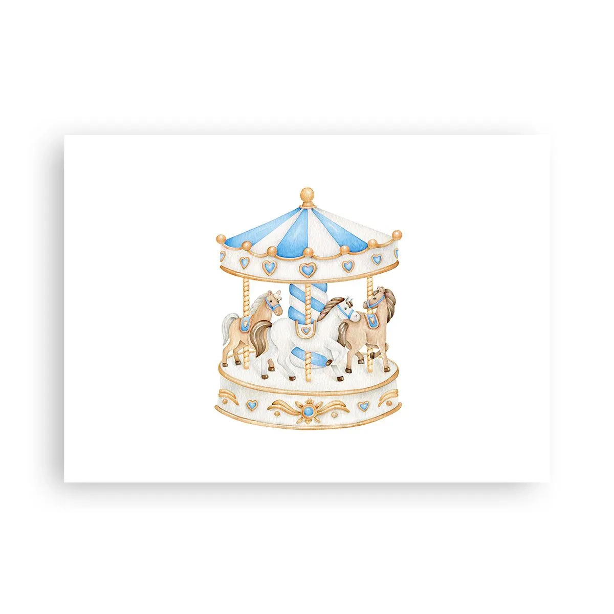 Affiche - Poster - Douce enfance - 70x50 cm