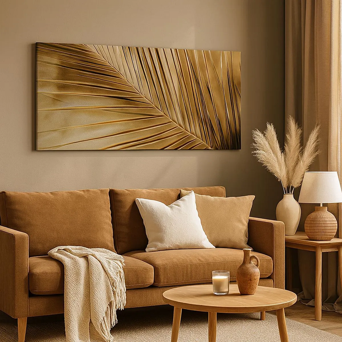 Impression sur toile - Image sur toile - Colonnade naturelle - 100x40 cm