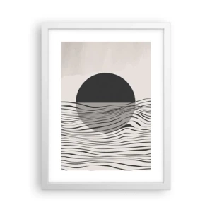 Affiche dans un cadre blanc - Poster - Demi composition - 30x40 cm