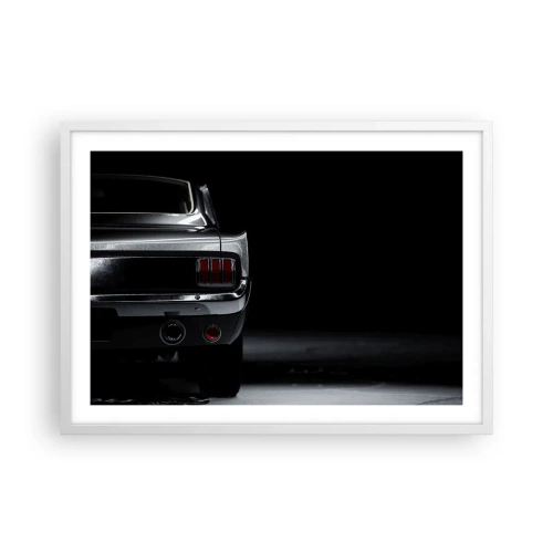 Affiche dans un cadre blanc - Poster - Le charme du classique - 70x50 cm