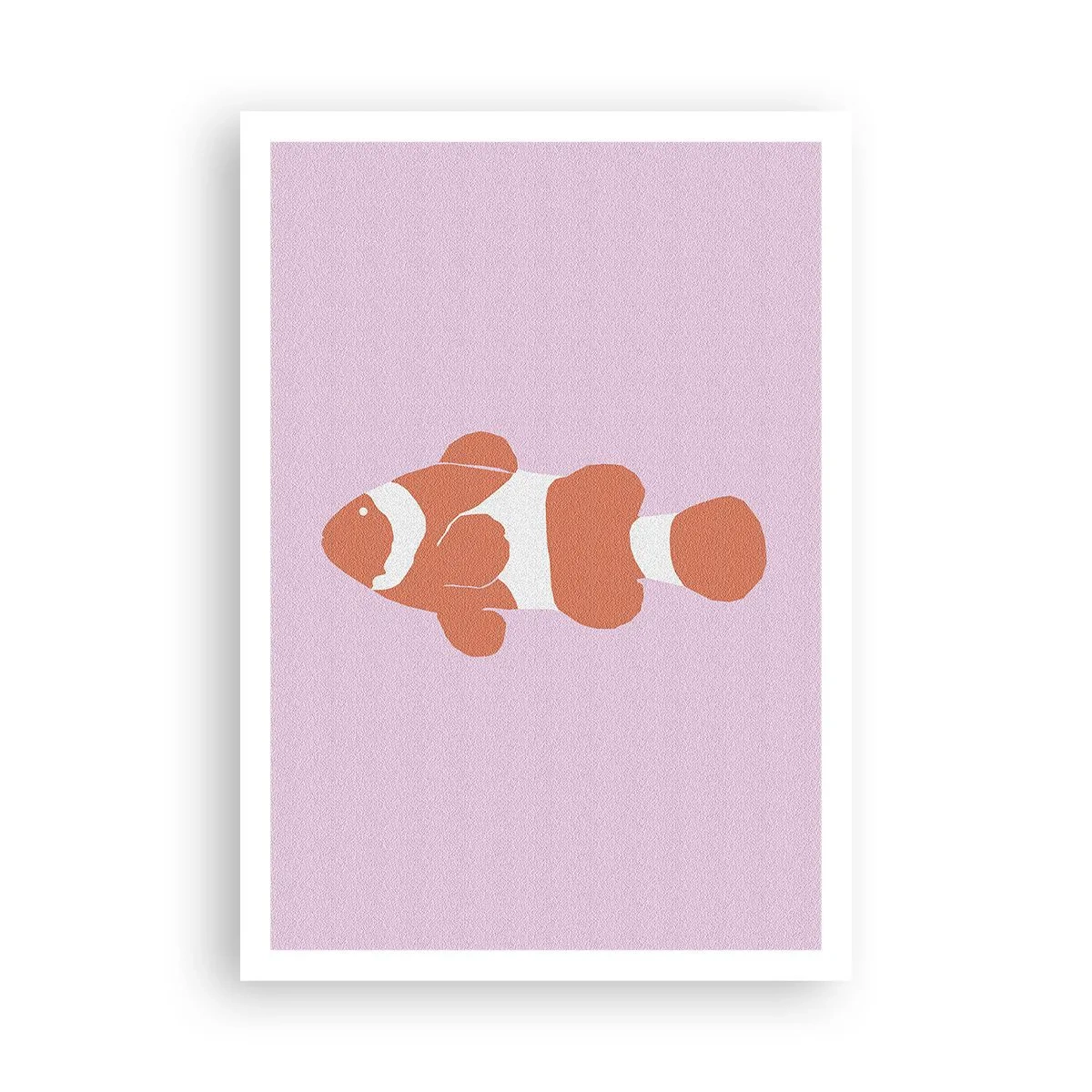 Affiche - Poster - En corail sur le visage et la queue - 70x100 cm