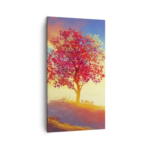 Impression sur toile - Image sur toile - Pèlerin à destination - 45x80 cm