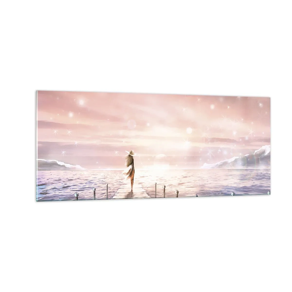 Impression sur verre - Image sur verre - A la lumière d'un rêve - 100x40 cm