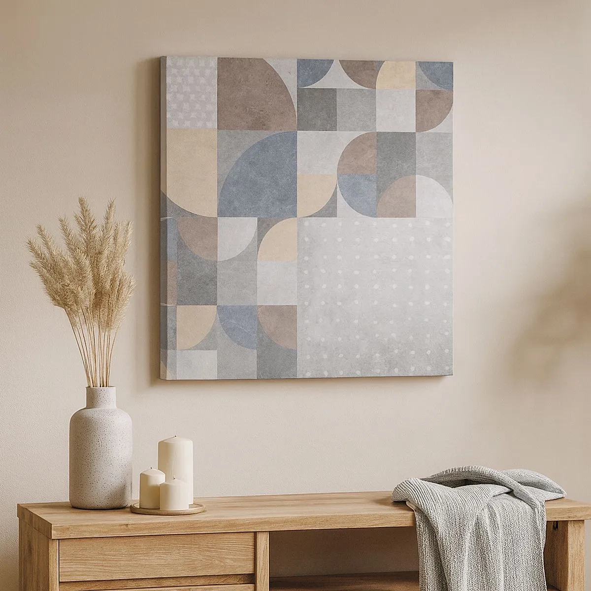 Impression sur toile - Image sur toile - Fantaisie de la céramique  - 30x30 cm