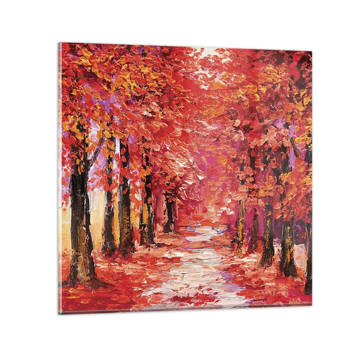 Impression sur verre - Image sur verre - Impression d'automne - 60x60 cm