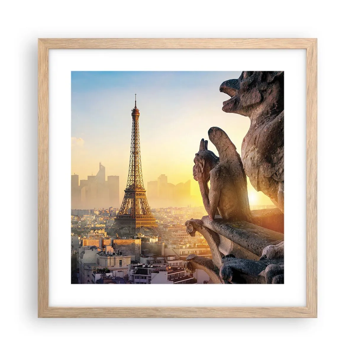 Affiche dans un chêne clair - Poster - Tellement de choses ont changés... - 40x40 cm