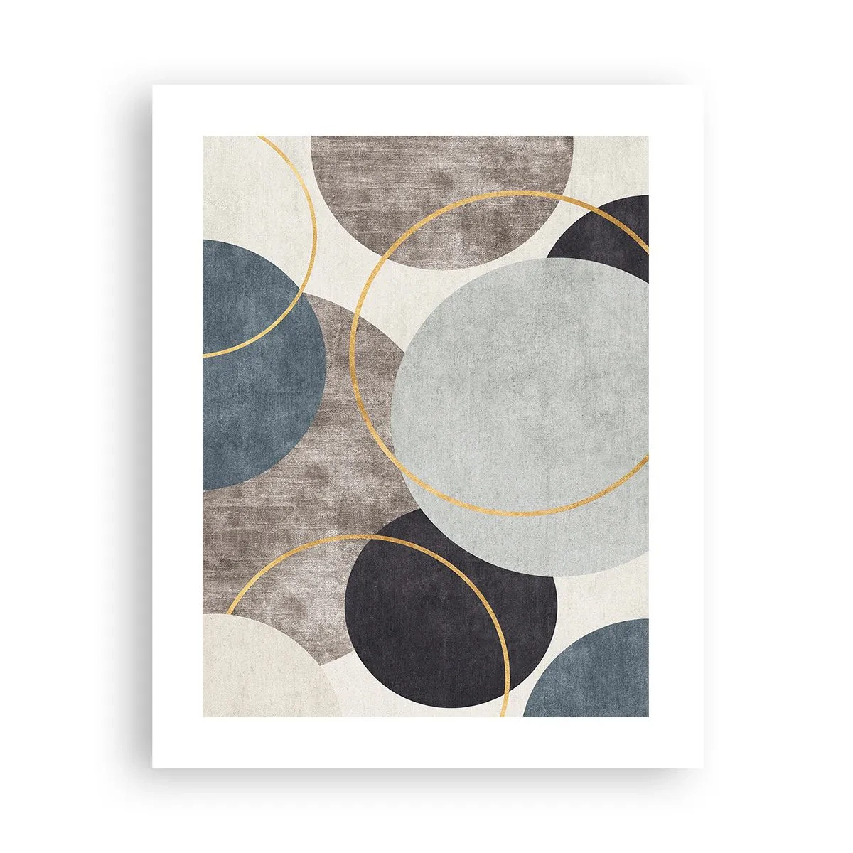 Affiche - Poster - Cercles sur cercles - 40x50 cm