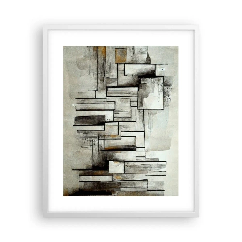 Affiche dans un cadre blanc - Poster - Le pouvoir de la simplicité - 40x50 cm