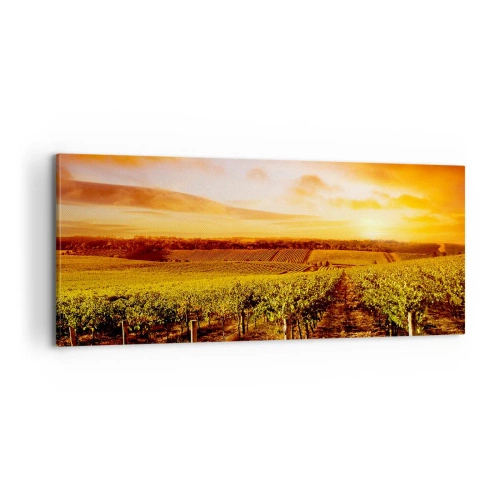 Impression sur toile - Image sur toile - Légèrement fruité avec une pointe de soleil - 100x40 cm