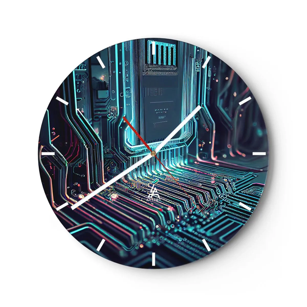 Horloge murale - Pendule murale - Je pense comme ça… - 40x40 cm
