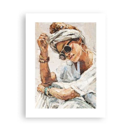 Affiche - Poster - Portrait en plein soleil - 30x40 cm