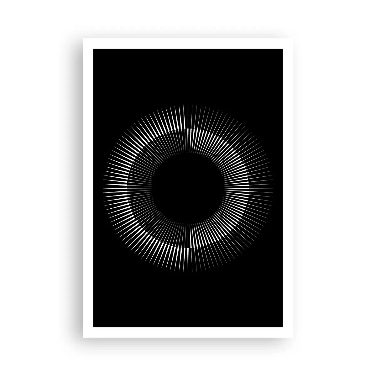 Affiche - Poster - Soleil noir - 70x100 cm
