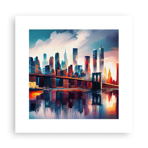 Affiche - Poster - New York onirique - 30x30 cm