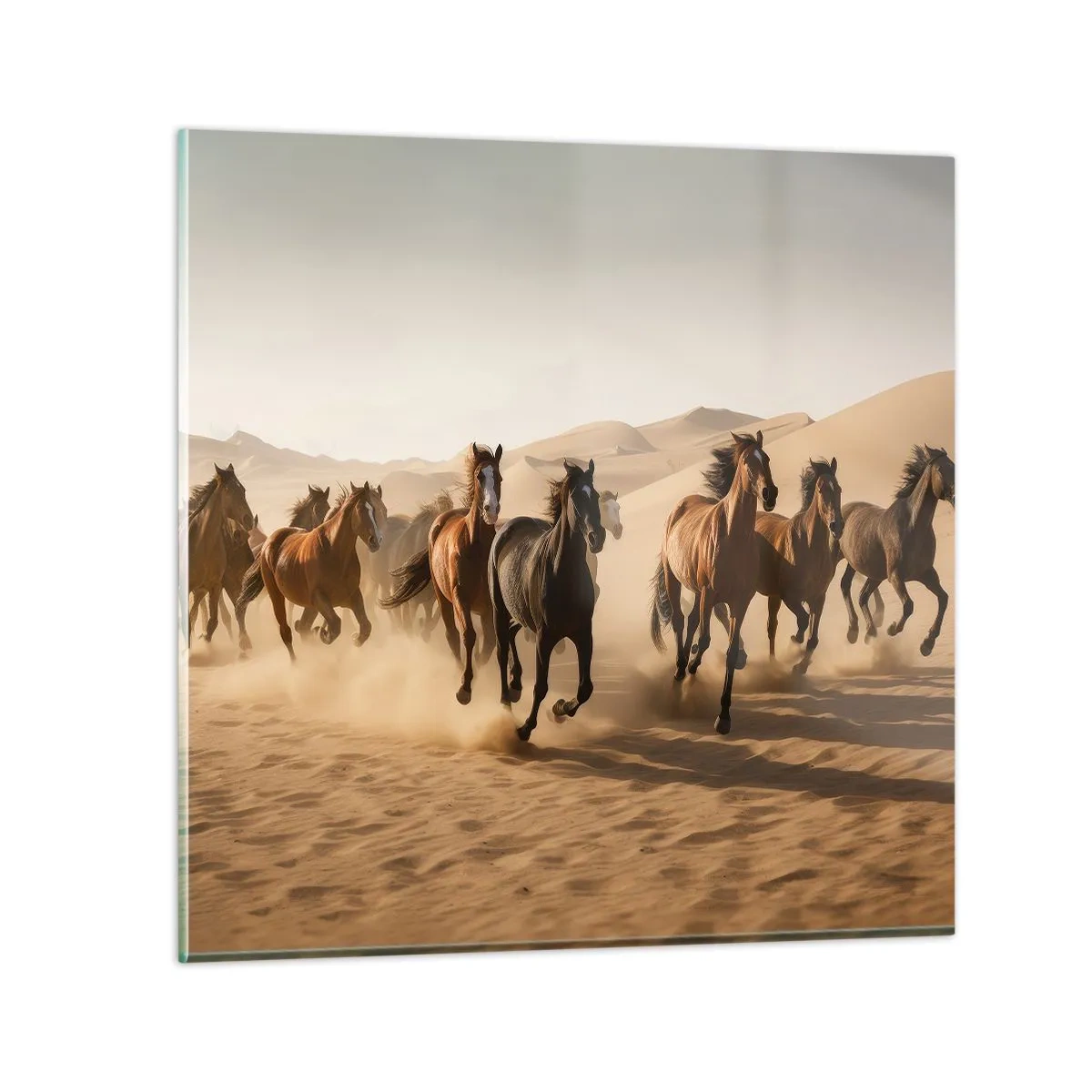 Impression sur verre - Image sur verre - Libre comme le vent - 70x70 cm