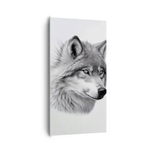 Impression sur toile - Image sur toile - Alpha – sans aucun doute - 65x120 cm