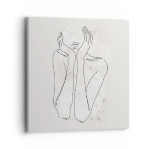 Impression sur toile - Image sur toile - Instant de rêve - 40x40 cm