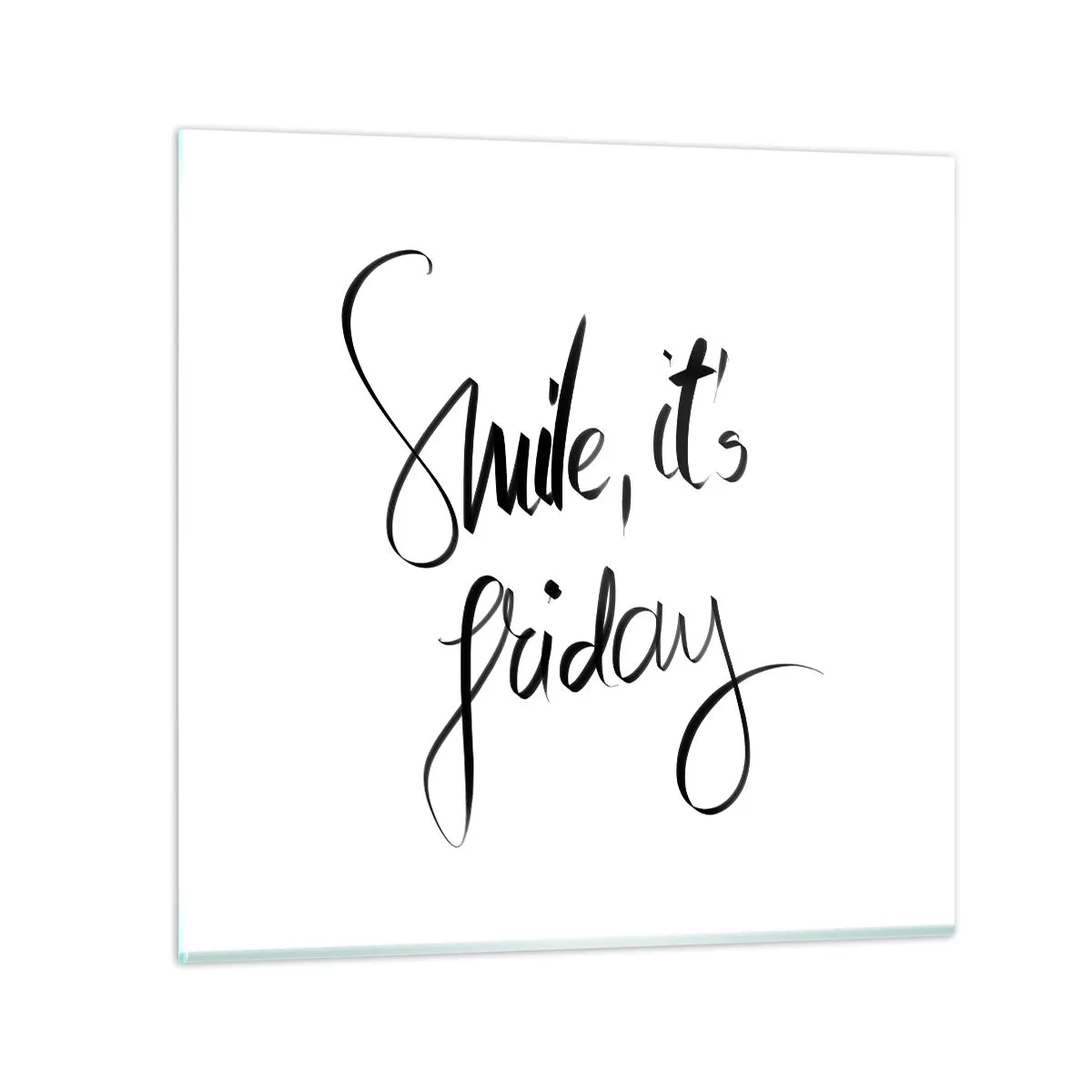 Impression sur verre - Image sur verre - Joie réelle - 50x50 cm