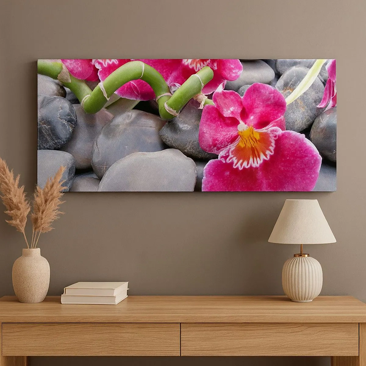 Impression sur toile - Image sur toile - Refroidir et chauffer - 100x40 cm