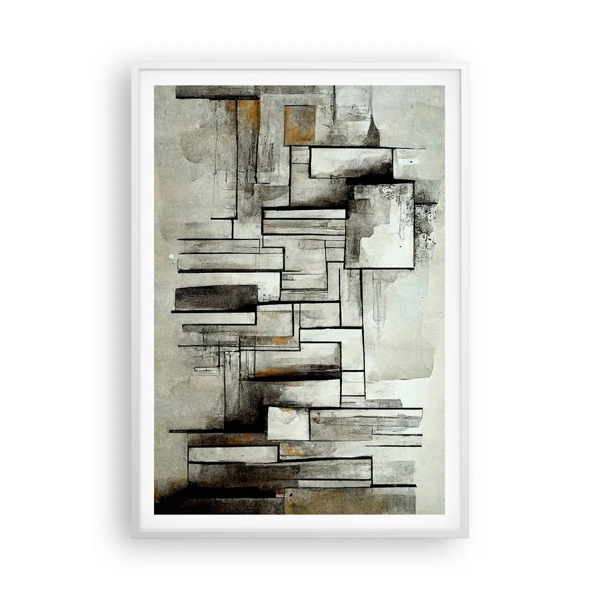 Affiche dans un cadre blanc - Poster - Le pouvoir de la simplicité - 70x100 cm