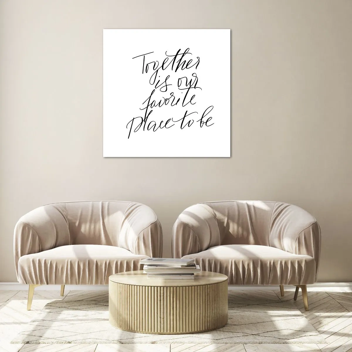 Impression sur verre - Image sur verre - Vous aussi vous le sentez? - 70x70 cm