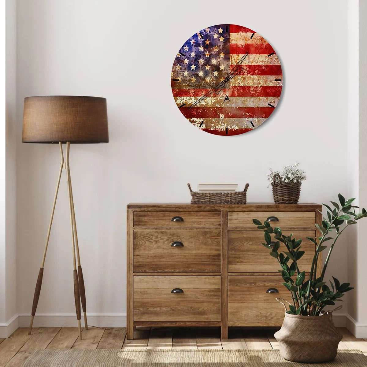 Horloge murale - Pendule murale - La gloire ne s'efface pas - 40x40 cm