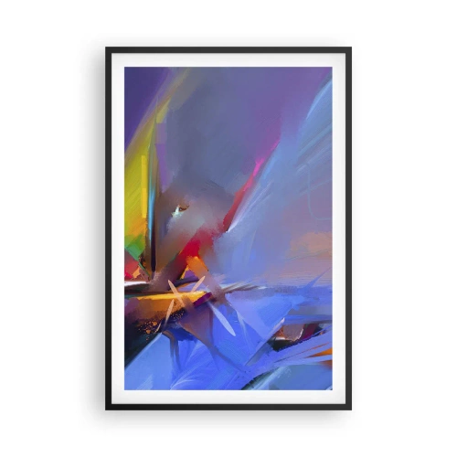 Affiche dans un cadre noir - Poster - Hélices comme un oiseau - 61x91 cm