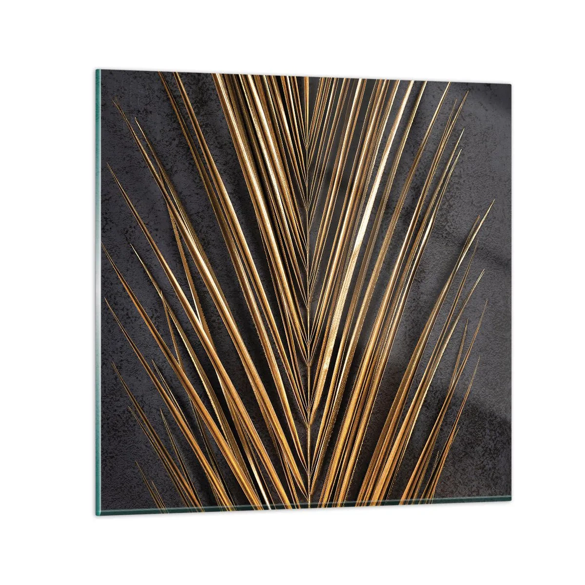 Impression sur verre - Image sur verre - L'or des tropiques - 50x50 cm