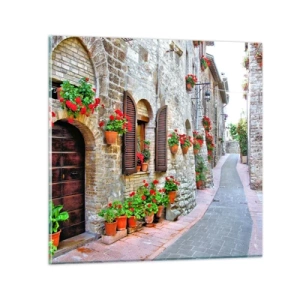 Impression sur verre - Image sur verre - Ambiance italienne - 40x40 cm