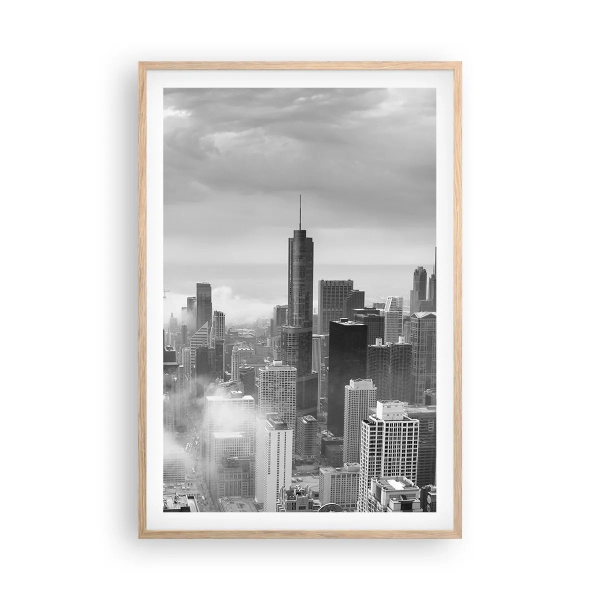 Affiche dans un chêne clair - Poster - Paysage américain - 61x91 cm