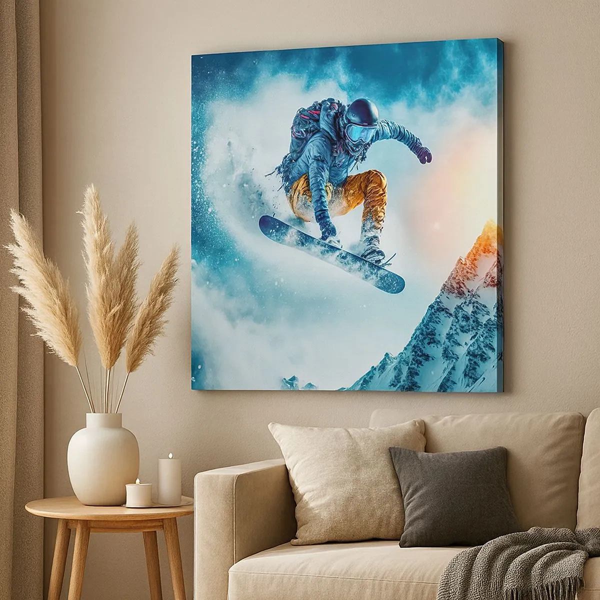 Impression sur toile - Image sur toile - Des émotions extrêmes - 30x30 cm