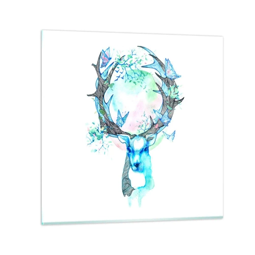 Impression sur verre - Image sur verre - La force et la délicatesse de la nature - 50x50 cm