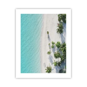 Affiche - Poster - Vacances au paradis - 40x50 cm