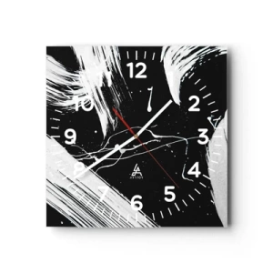 Horloge murale - Pendule murale - Briser les ténèbres - 40x40 cm