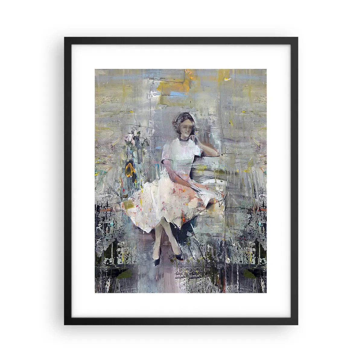 Affiche dans un cadre noir - Poster - Classique et moderne - 40x50 cm