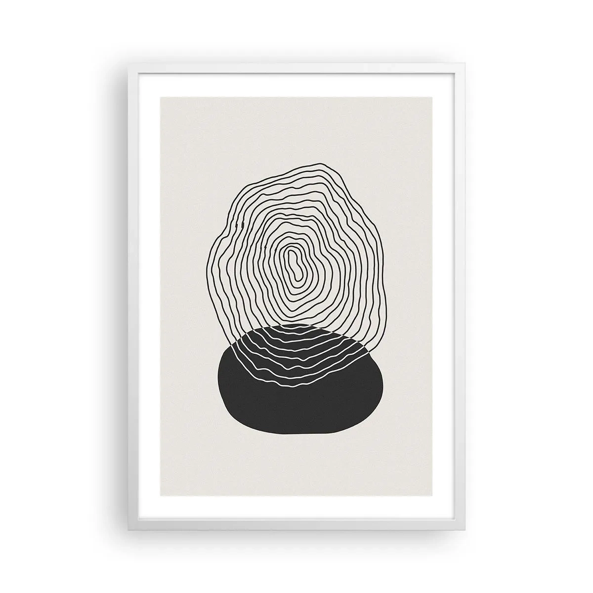 Affiche dans un cadre blanc - Poster - Durabilité et oscillation - 50x70 cm