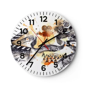 Horloge murale - Pendule murale - Au pays des rêves - 40x40 cm