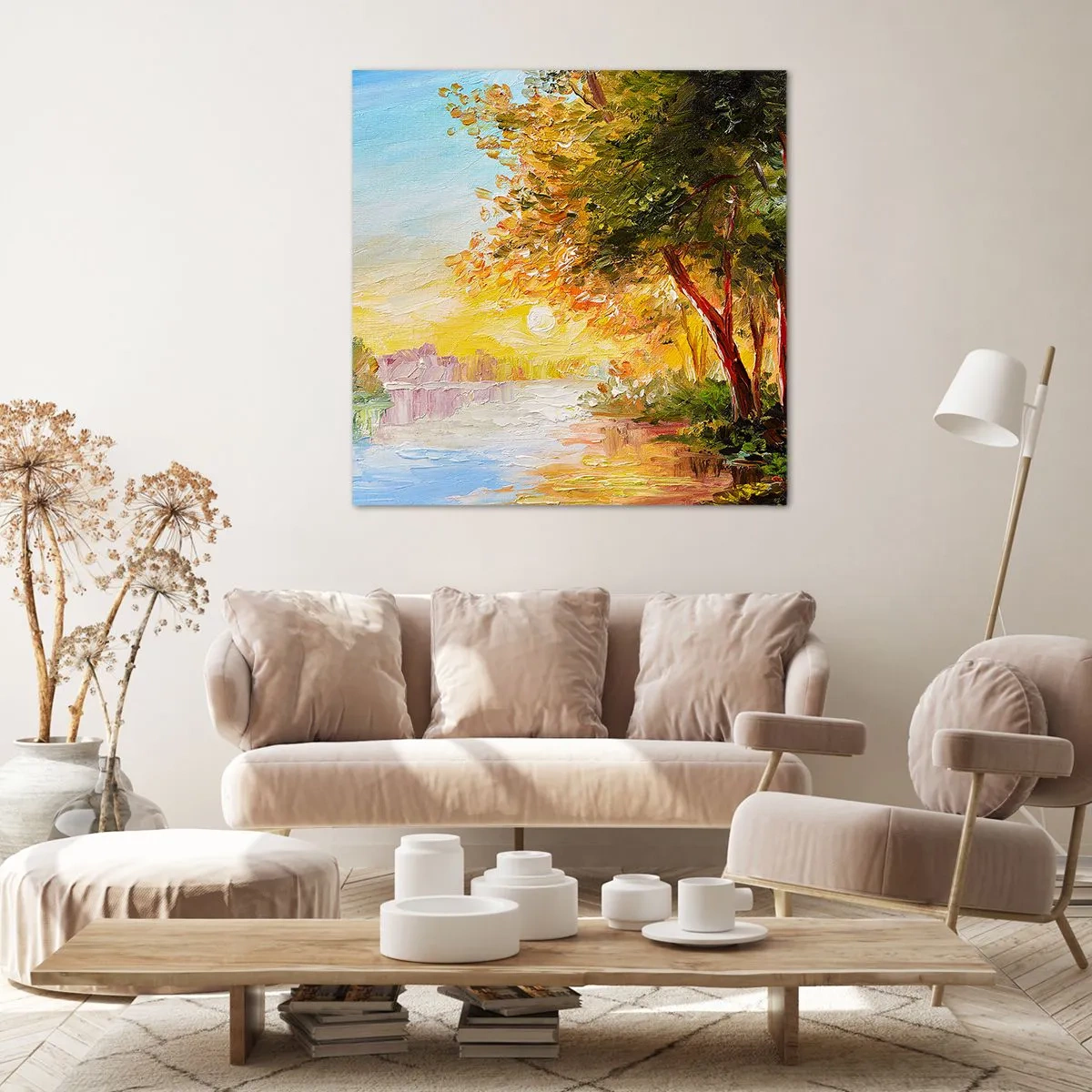 Impression sur toile - Image sur toile - Et in Arcadia ego - 60x60 cm