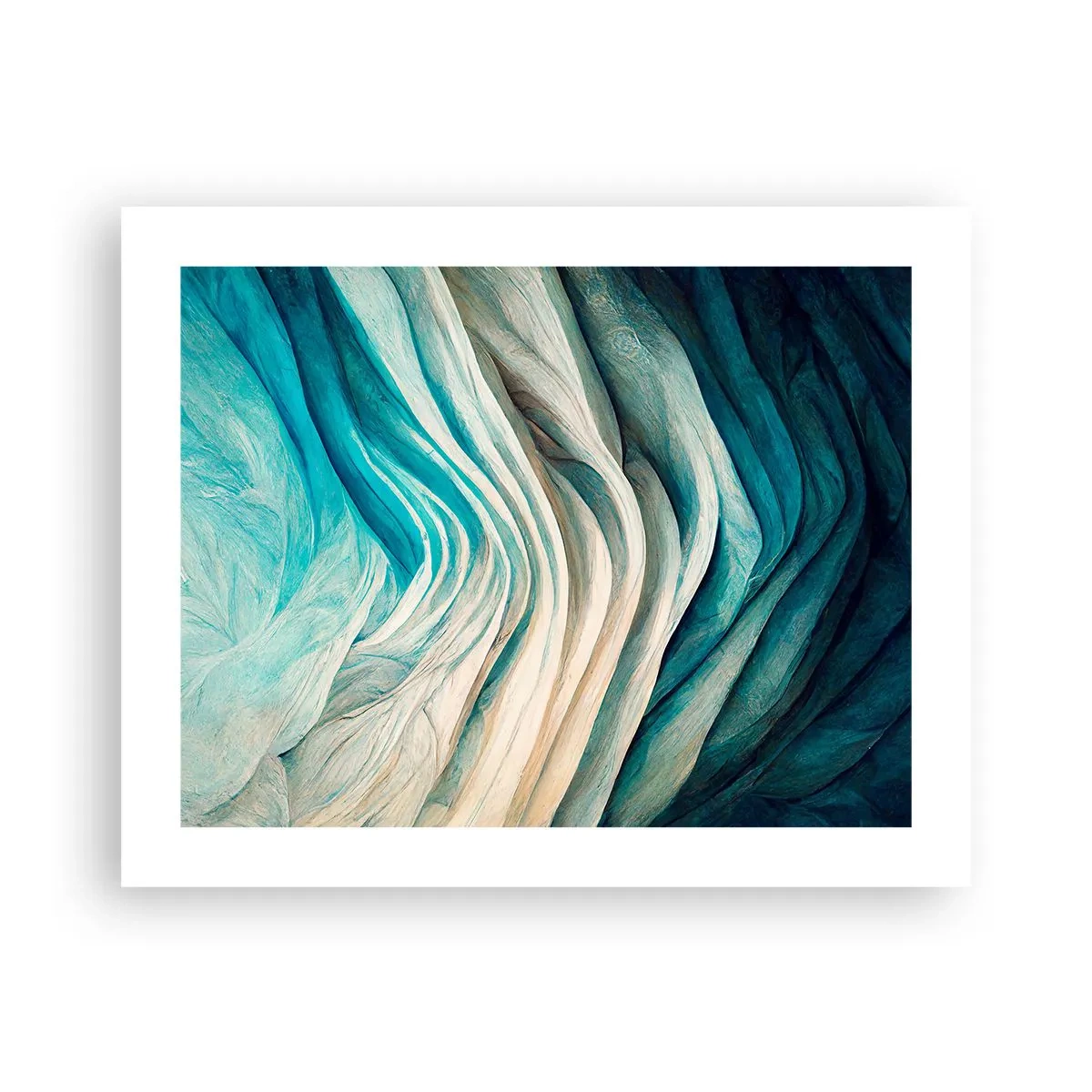 Affiche - Poster - Insatiabilité bleue - 50x40 cm