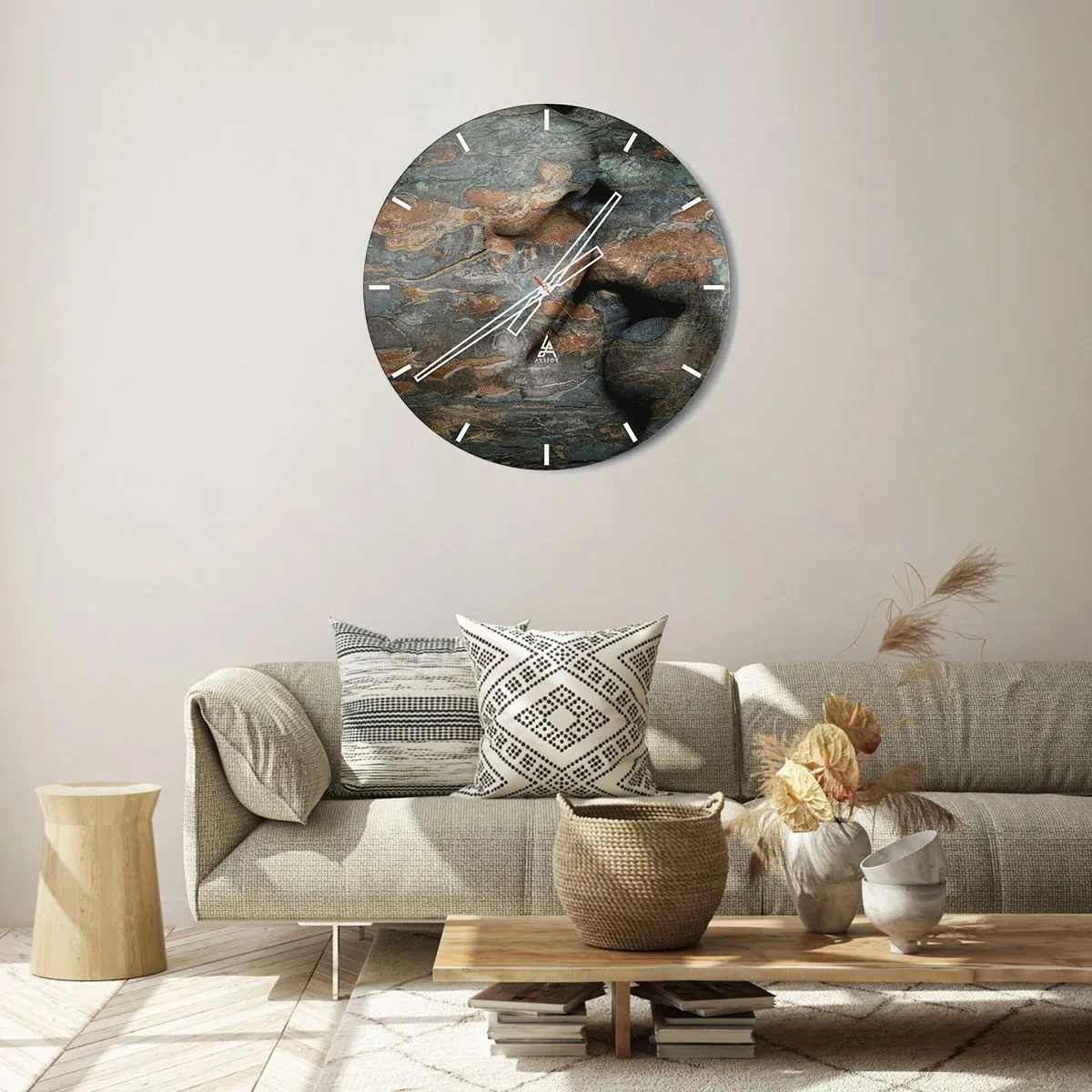 Horloge murale - Pendule murale - Ensemble pour toujours - 30x30 cm