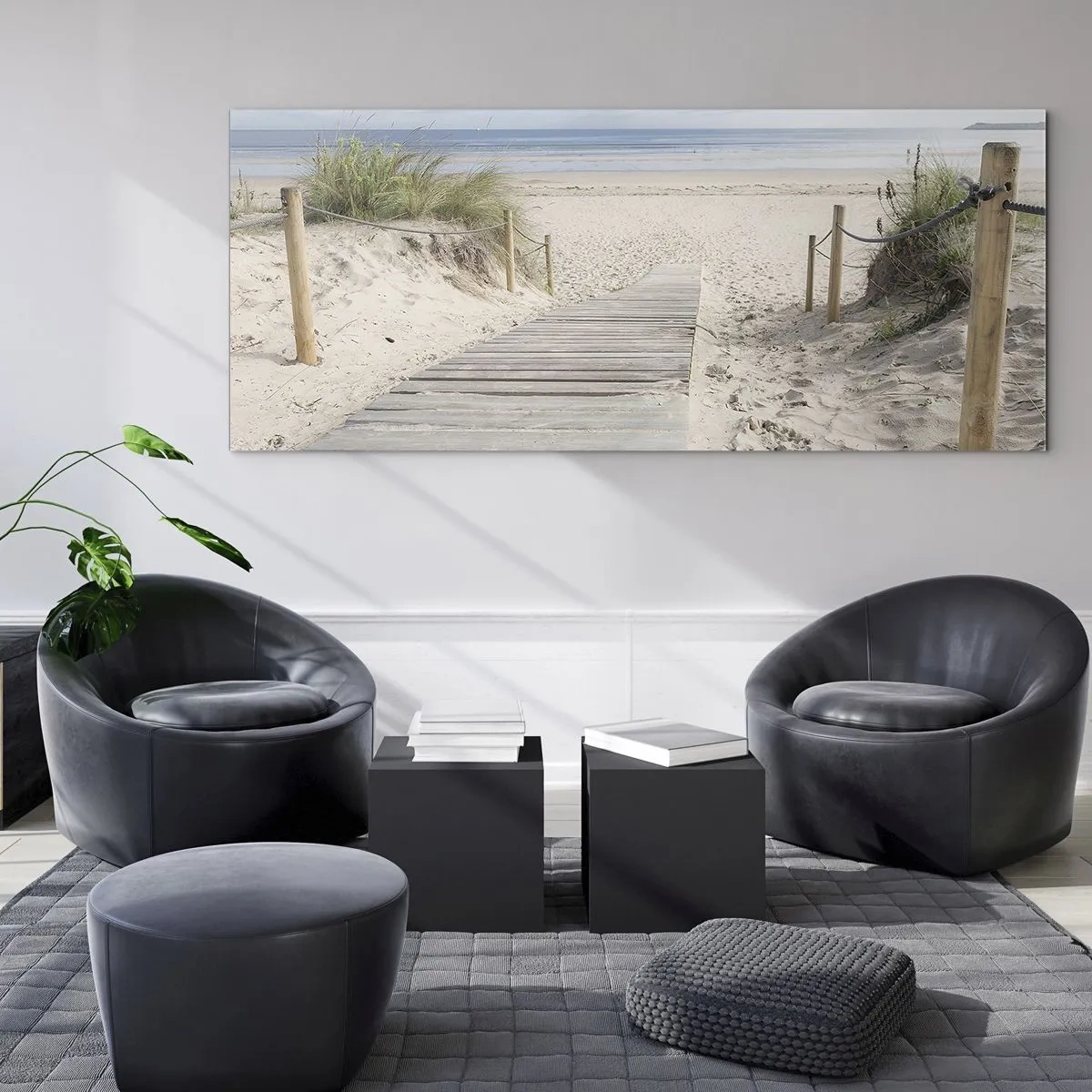 Impression sur verre - Image sur verre - A l'horizon - 100x40 cm