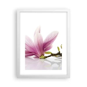 Affiche dans un cadre blanc - Poster - Délicat comme une brise de printemps - 30x40 cm