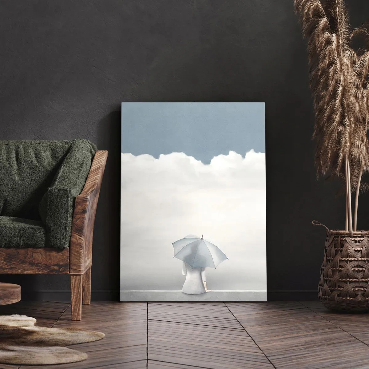 Impression sur toile - Image sur toile - Aux confins de la réalité et des rêves - 65x120 cm